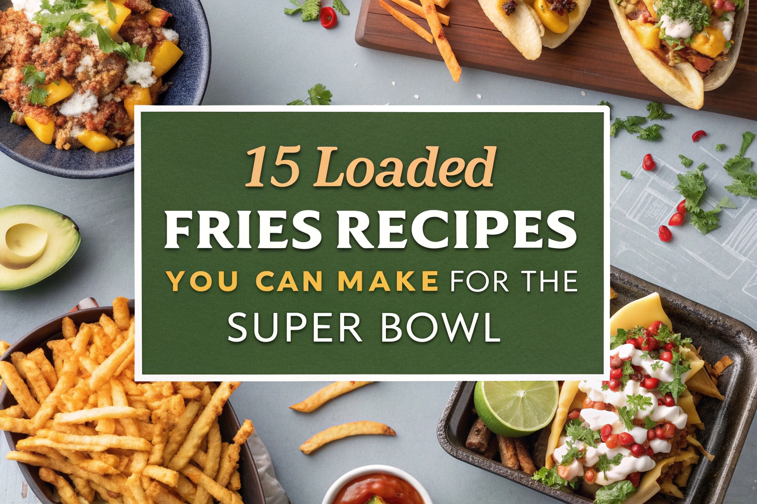 15 Loaded Fries Recipes You Can Make For the Super Bowl