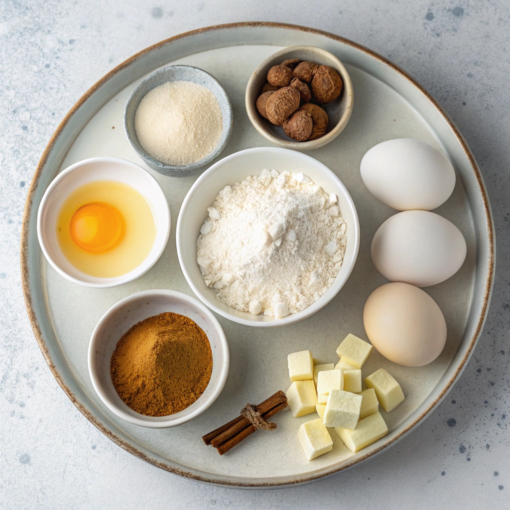 Ingredients of Cinnamon Muffins