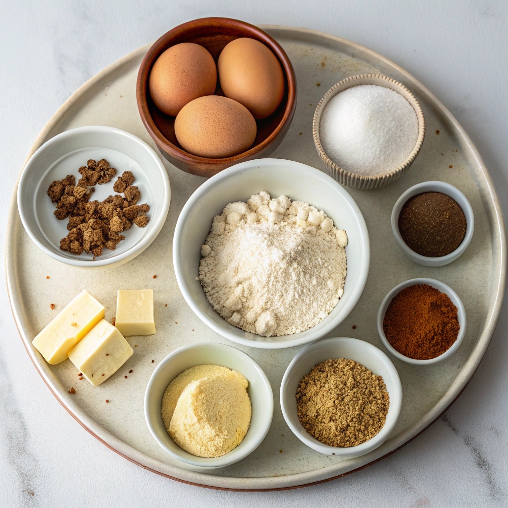 Ingredients of Gingerbread House