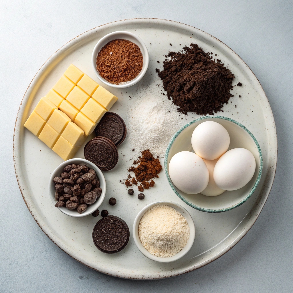 Ingredients of Oreo Brownies