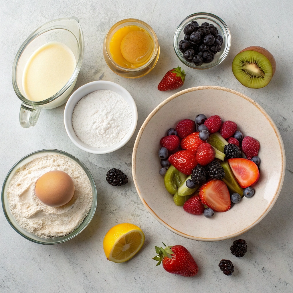 Ingredients of Pavlova