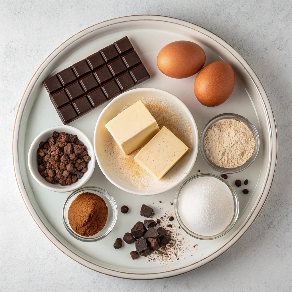 Ingredients of Sourdough Brownies