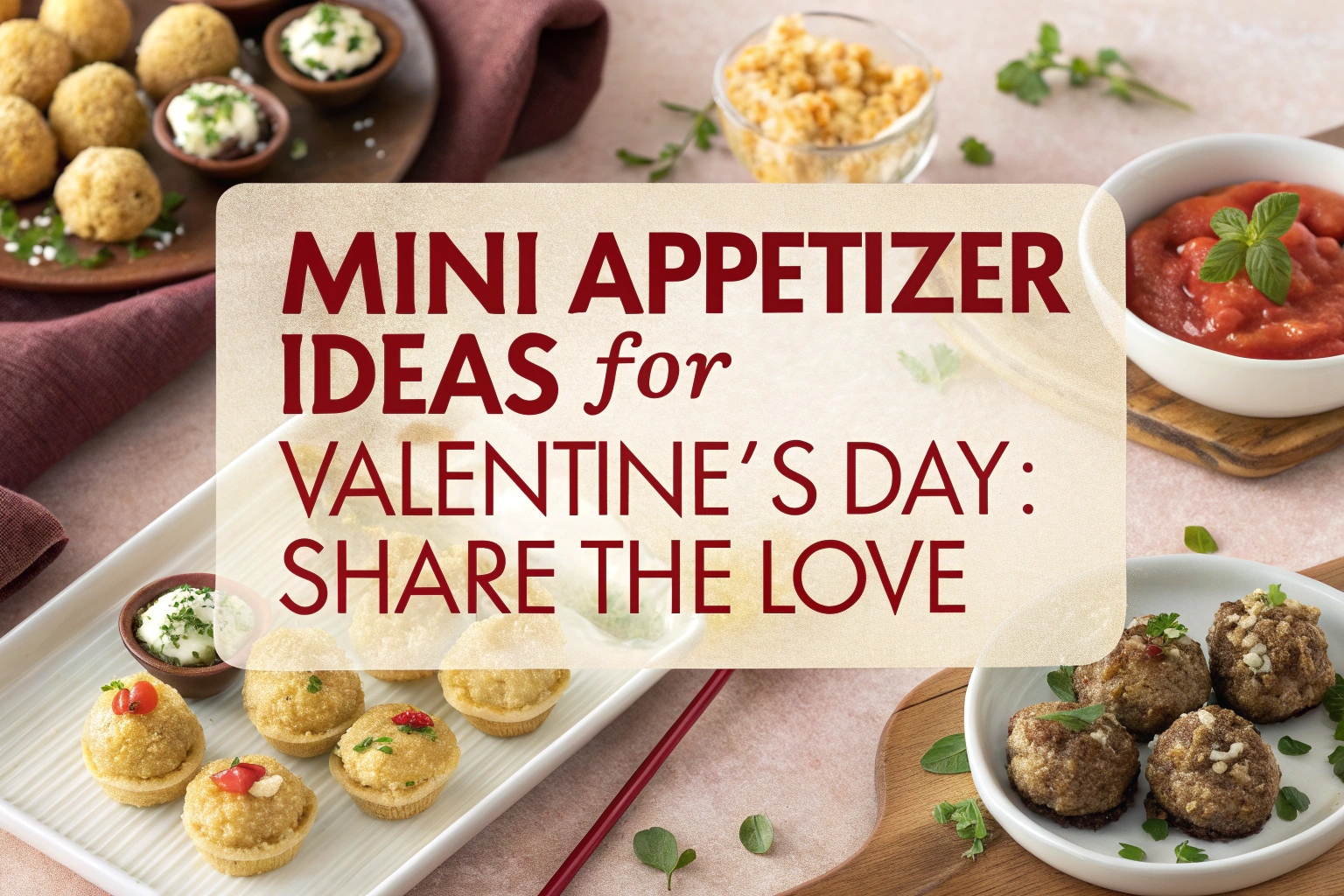 19 Mini Appetizer Ideas for Valentine’s Day: Share the Love