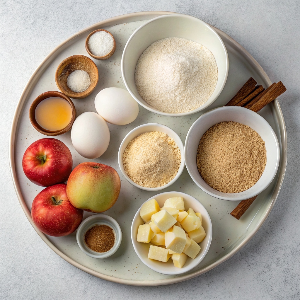 Ingredients of Apple Cinnamon Rolls