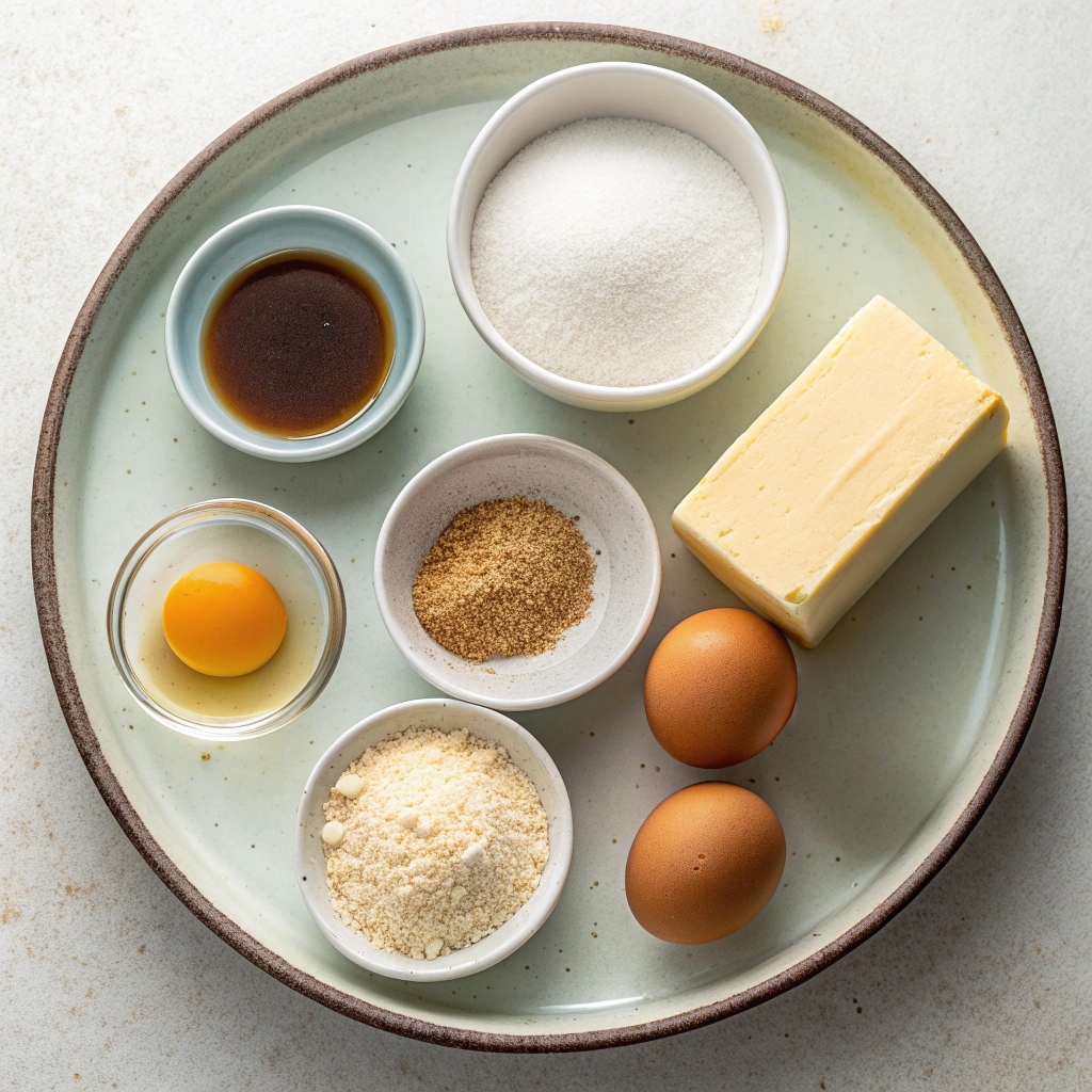 Ingredients of Pound Cake