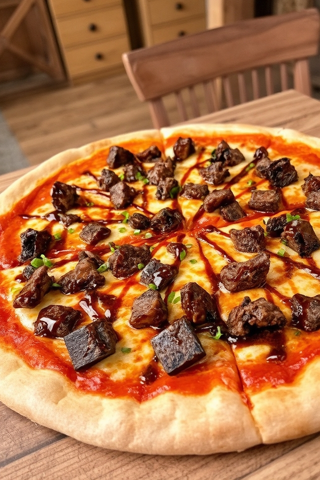 burnt ends barbecue pizza
