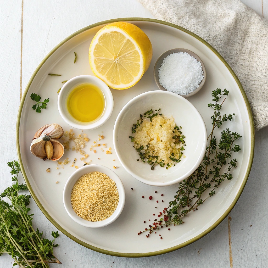Easy Lemon Vinaigrette Ingredients