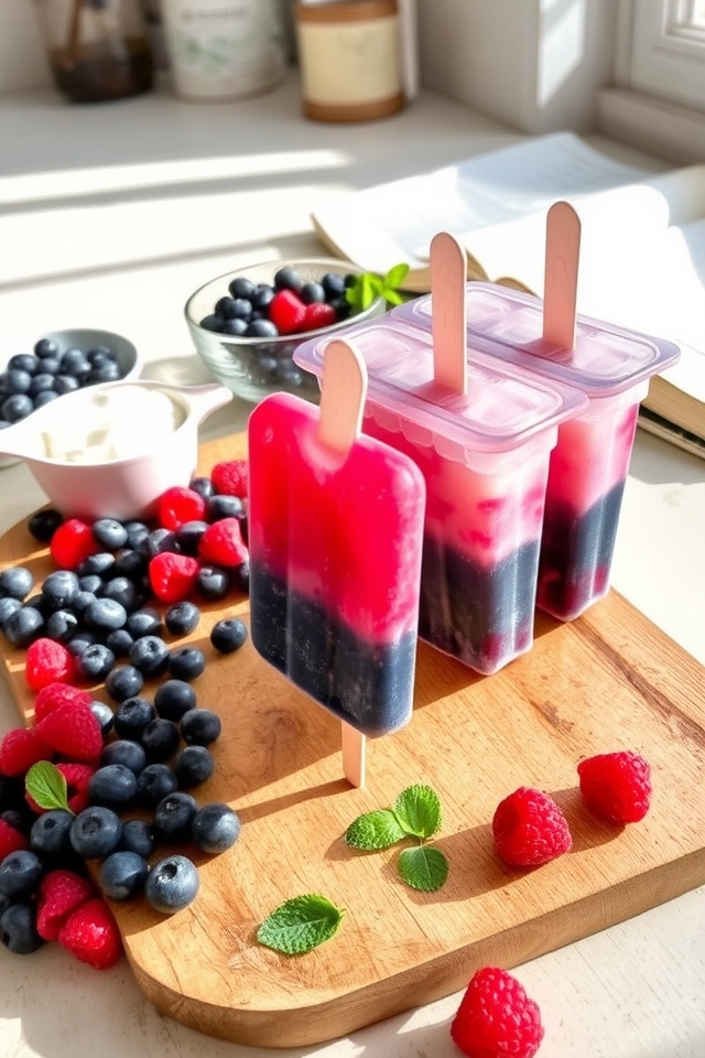 layered fruity popsicle delight
