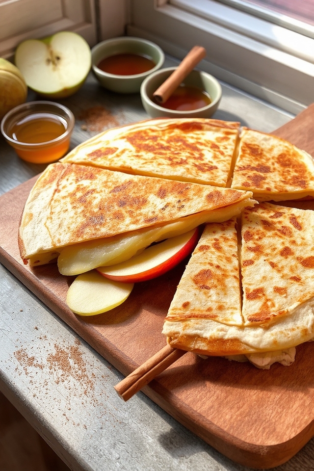 apple brie tortilla delight