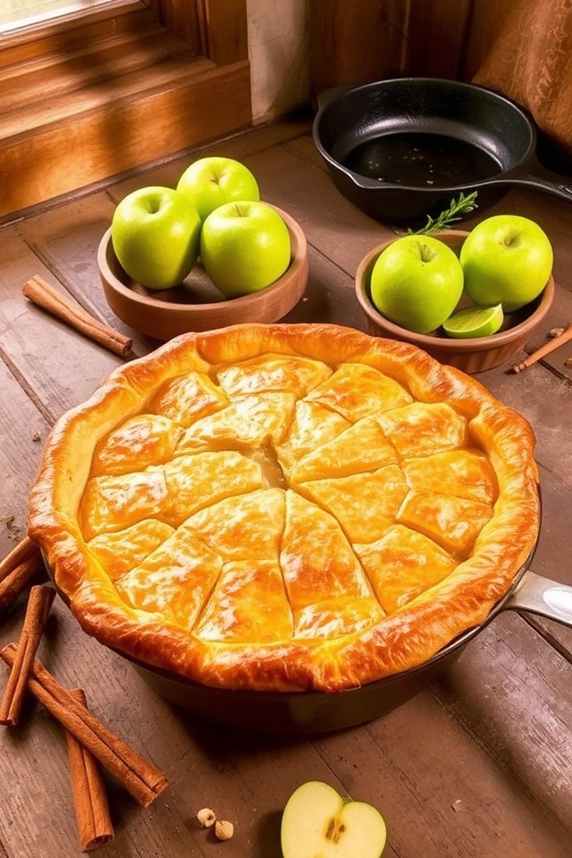 apple cheddar pot pie