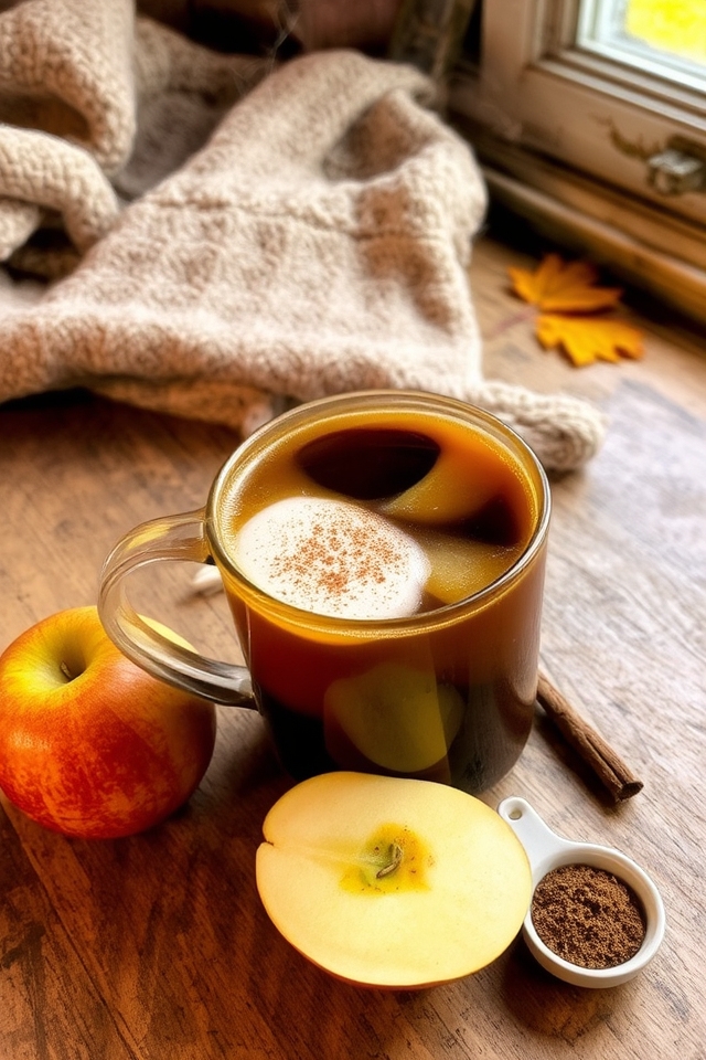 apple cider infused coffee