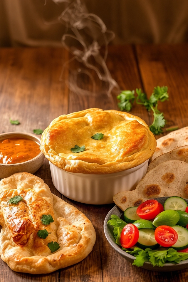 aromatic chicken pot pie