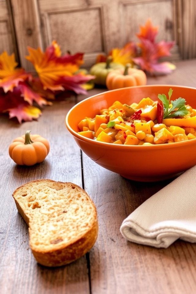 autumn curry vegetable stew