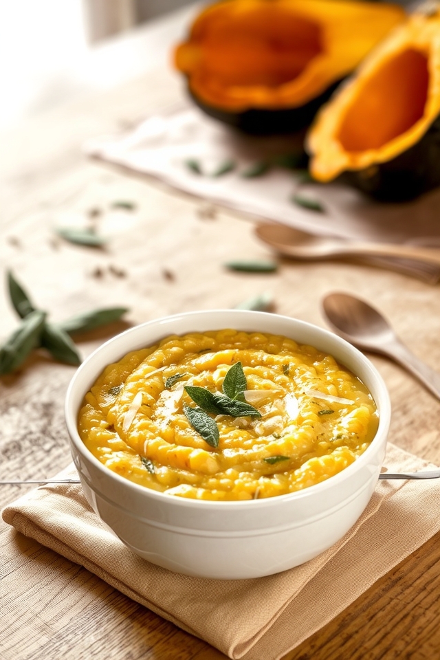 autumn inspired creamy risotto
