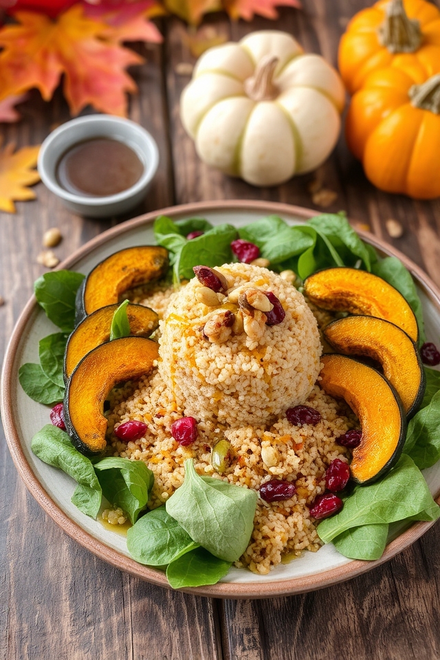 autumn salad with quinoa
