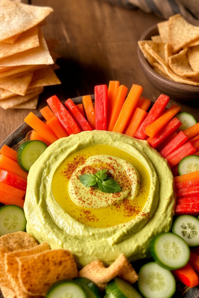 avocado hummus delightful dip