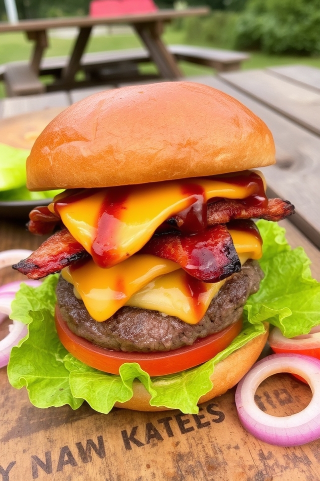 bbq bacon cheeseburger delight
