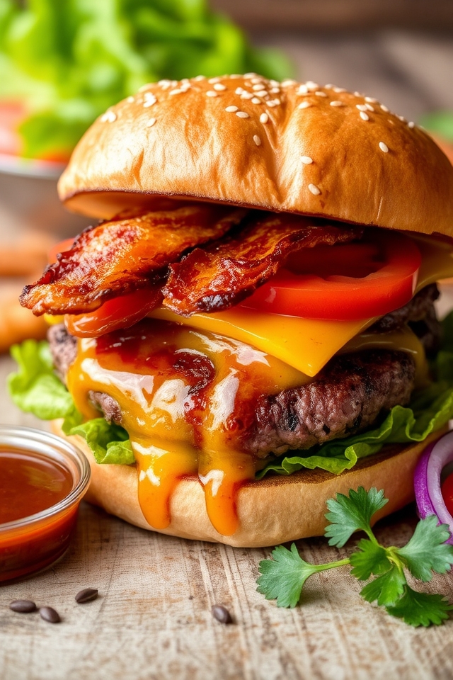 bbq bacon cheeseburger delight