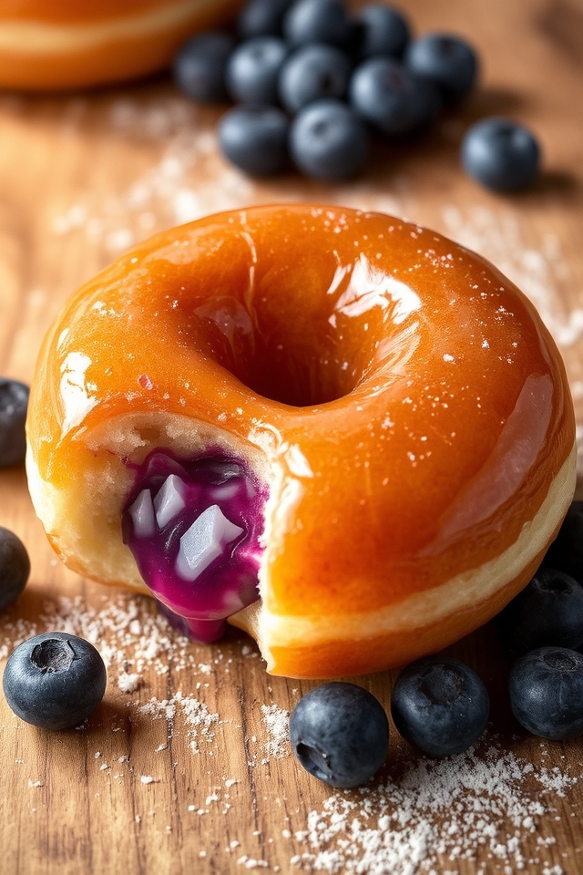 blueberry cream filled delight
