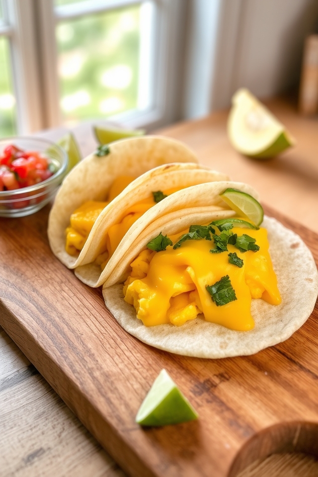 breakfast tacos for bonding