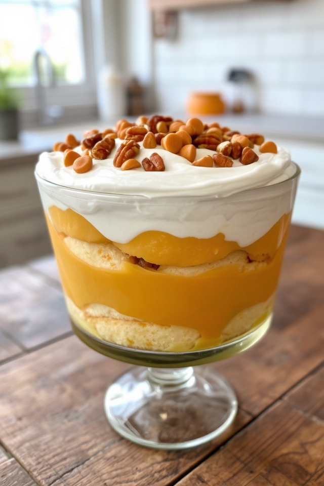 butterscotch cake layer trifle