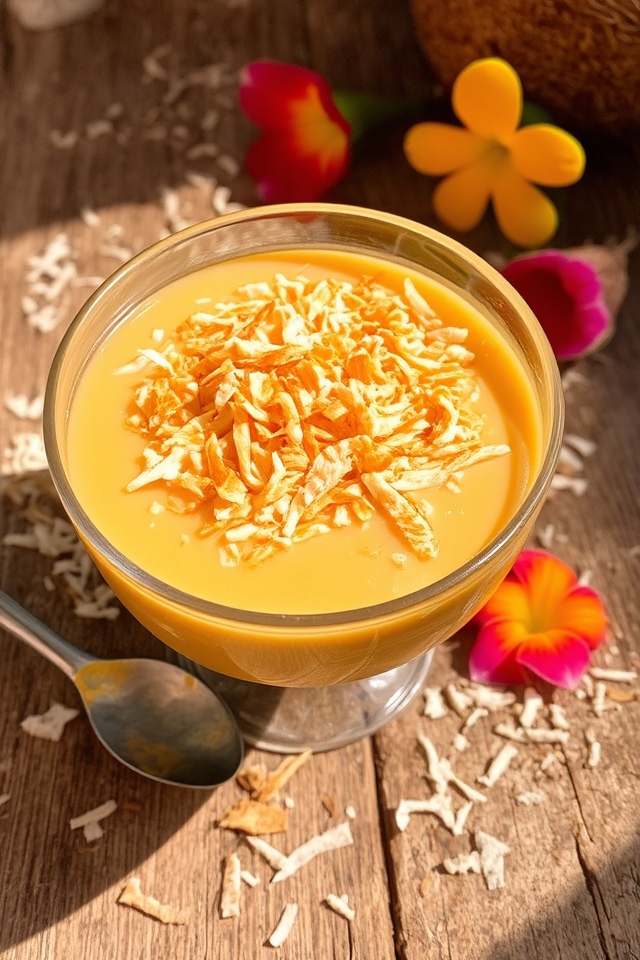 butterscotch coconut dessert delight