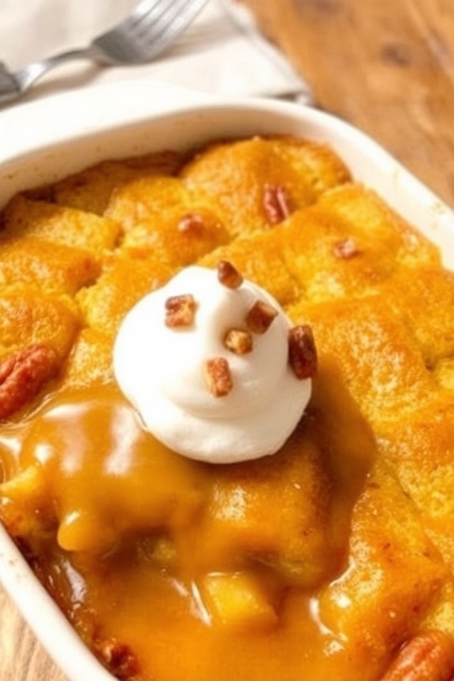 butterscotch custard bread pudding