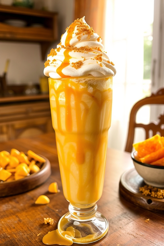butterscotch pudding milkshake delight