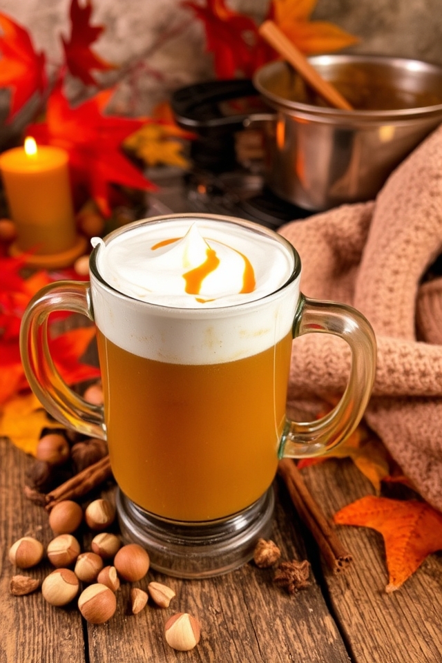caramel hazelnut spiced cider