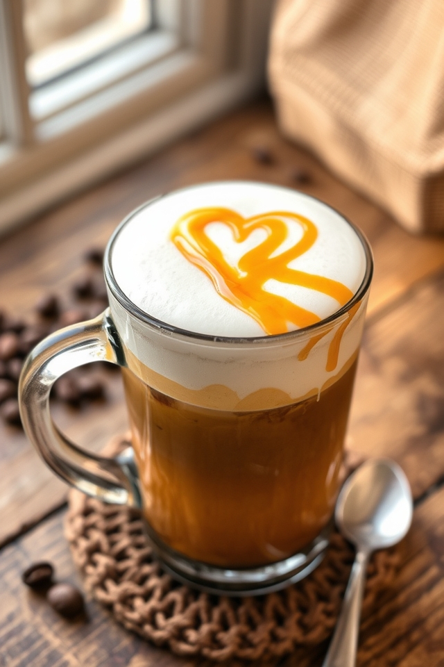 caramel layered coffee delight