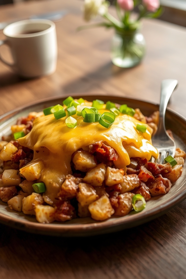 cheesy corned beef hash