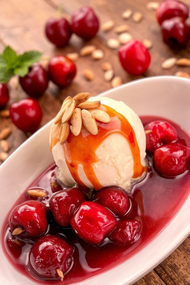cherry almond dessert delight