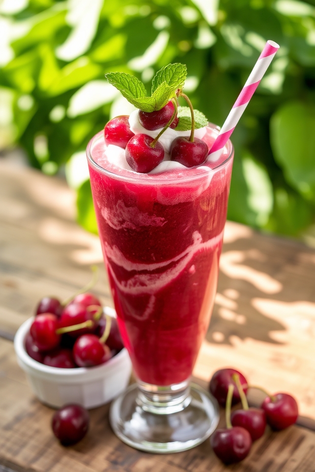 cherry yogurt smoothie recipe