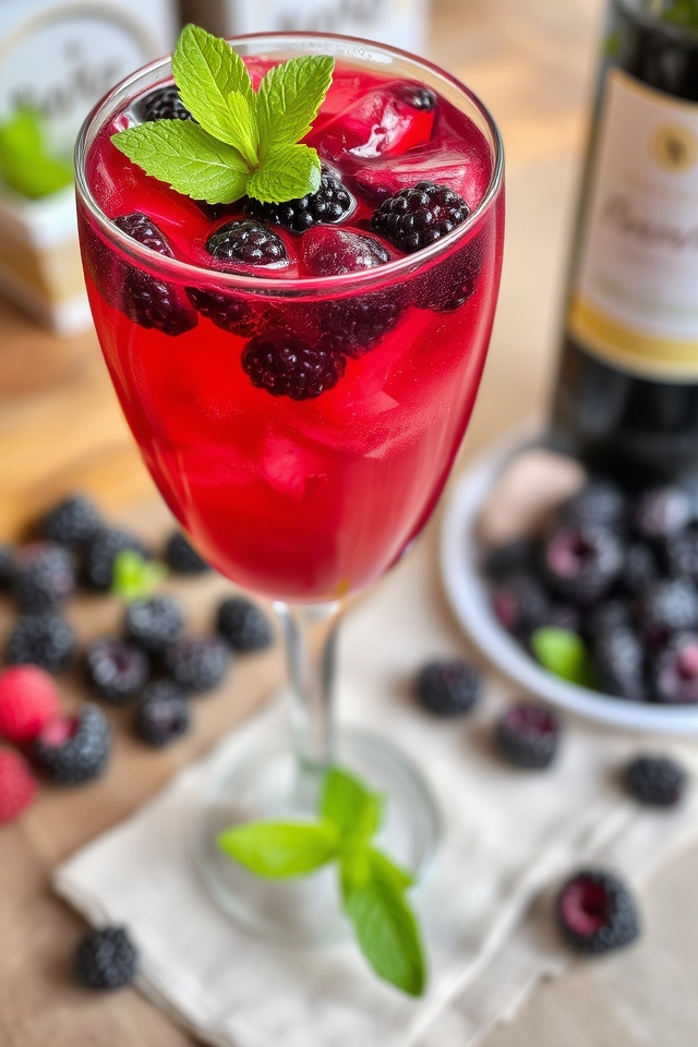 chianti blackberry cocktail delight