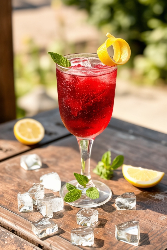 chianti ginger lemon cocktail