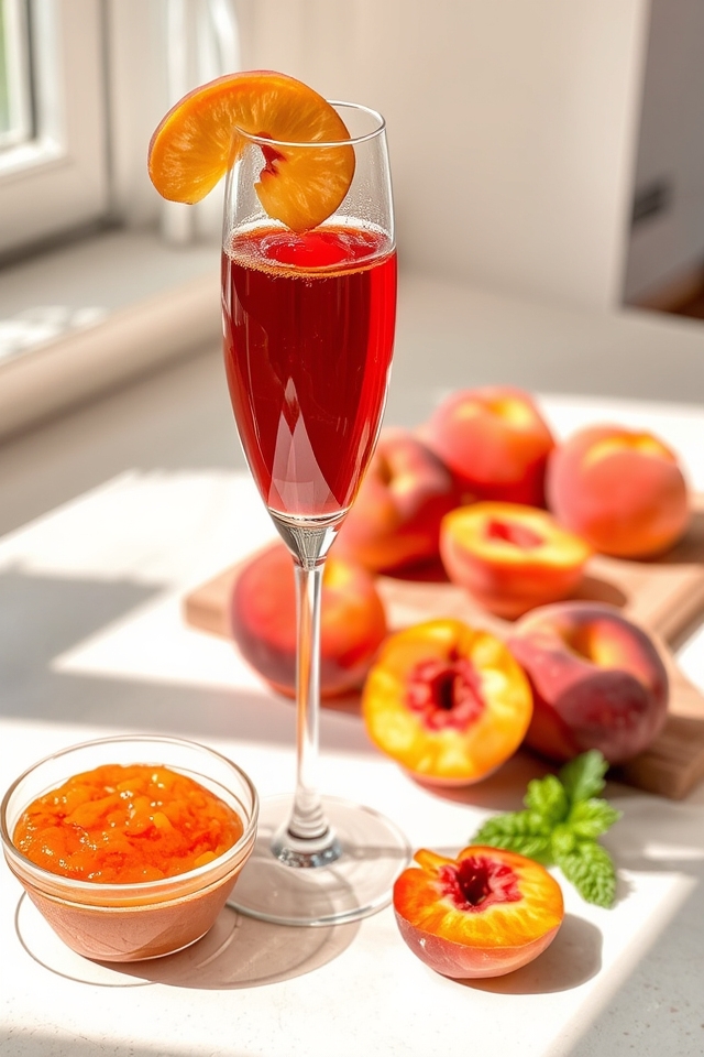 chianti peach cocktail delight