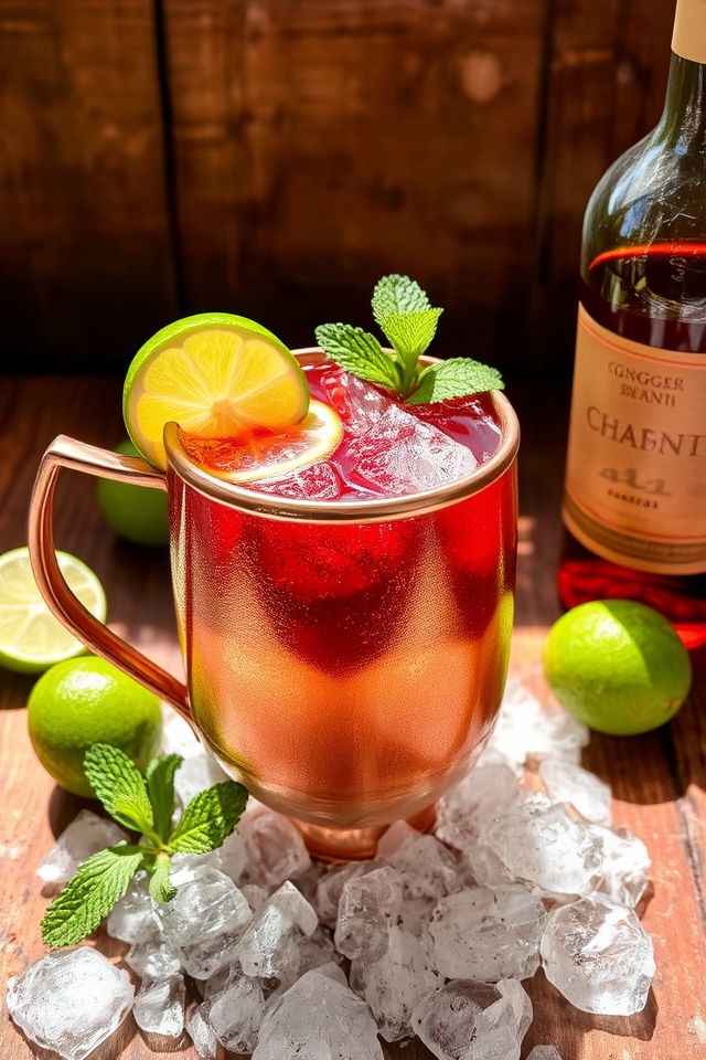 chianti wine and ginger beer
