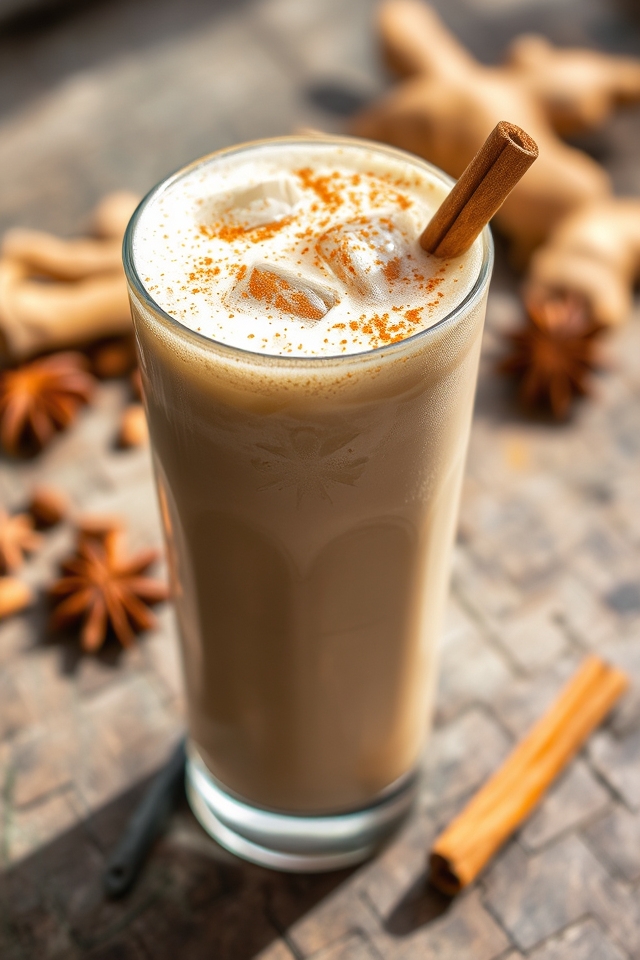 chilled chai beverage delight