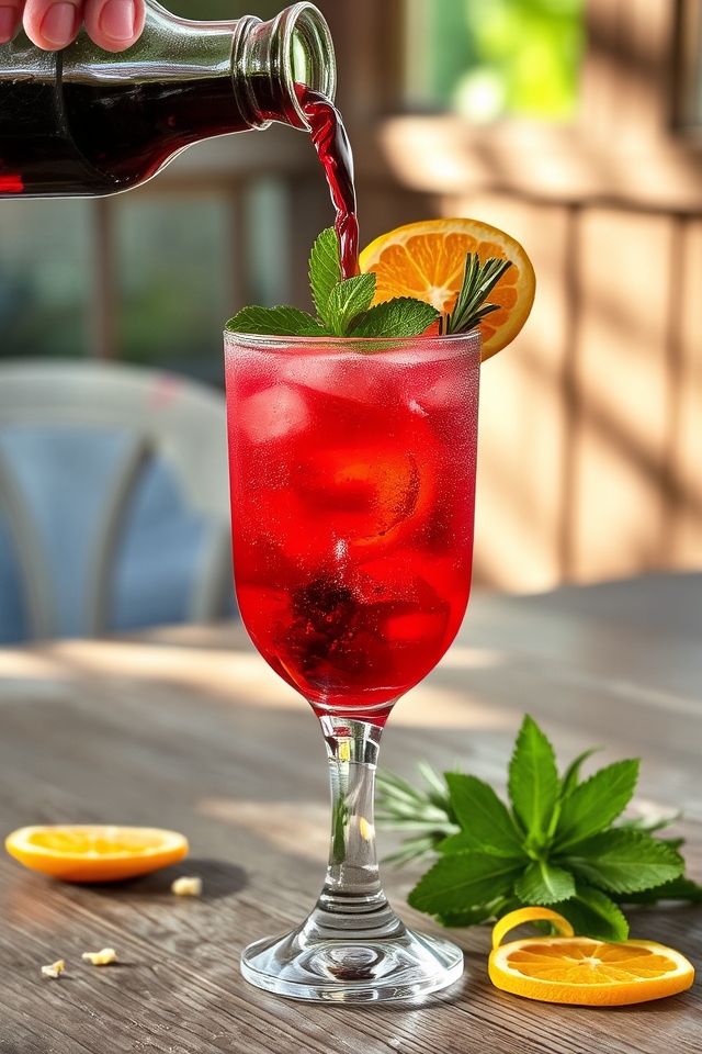 chilled chianti with citrus