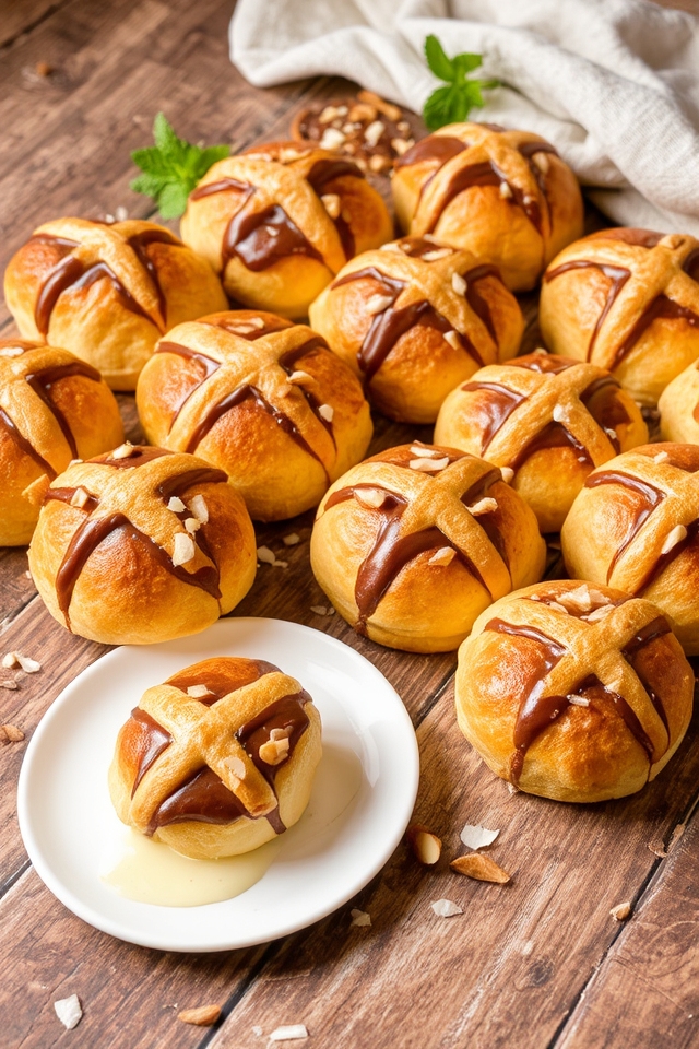 chocolate coconut almond buns