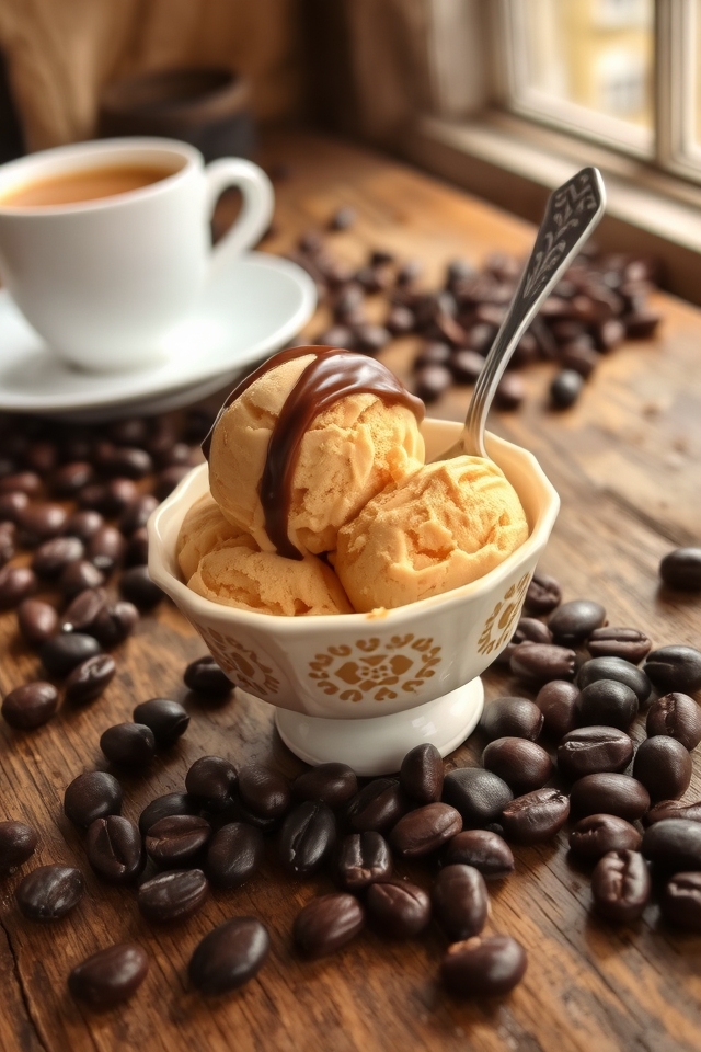 chocolate coffee ice cream delight