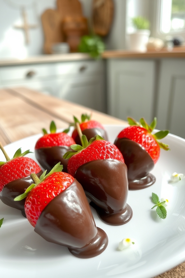 chocolate covered strawberry delights