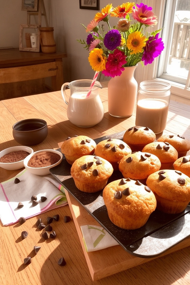 chocolate flavored muffin delight