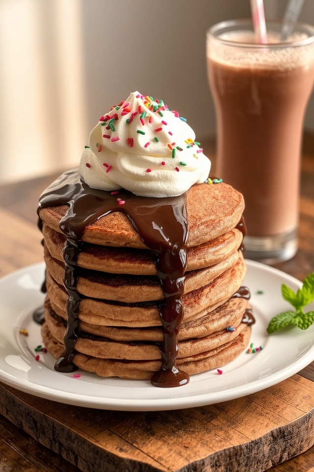chocolate flavored pancake delight
