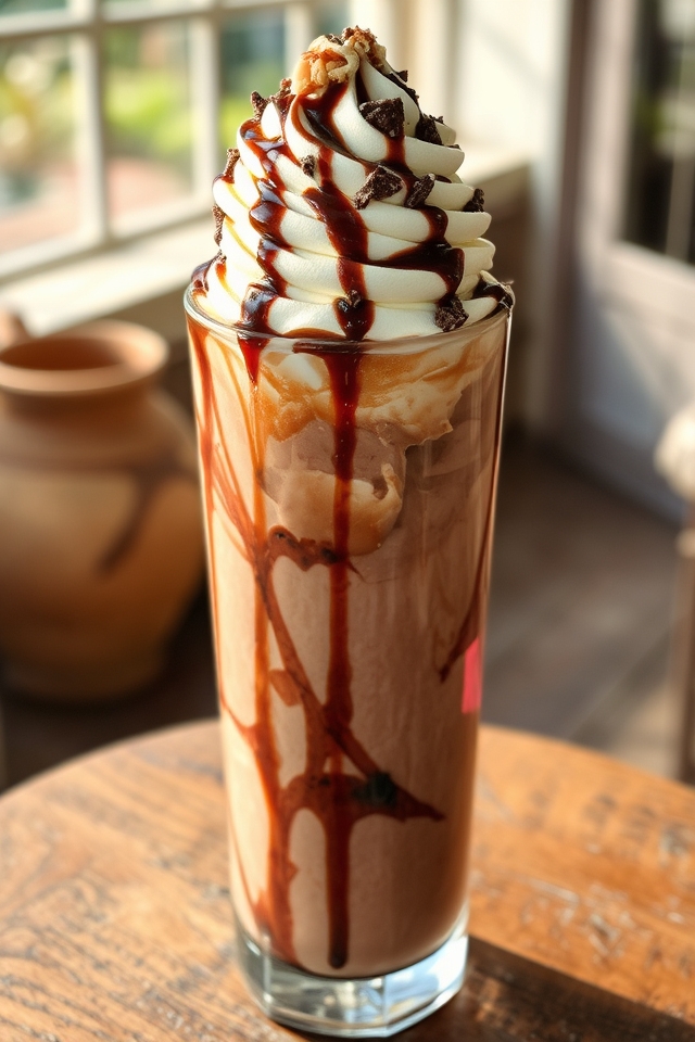 chocolate milk ice cream float
