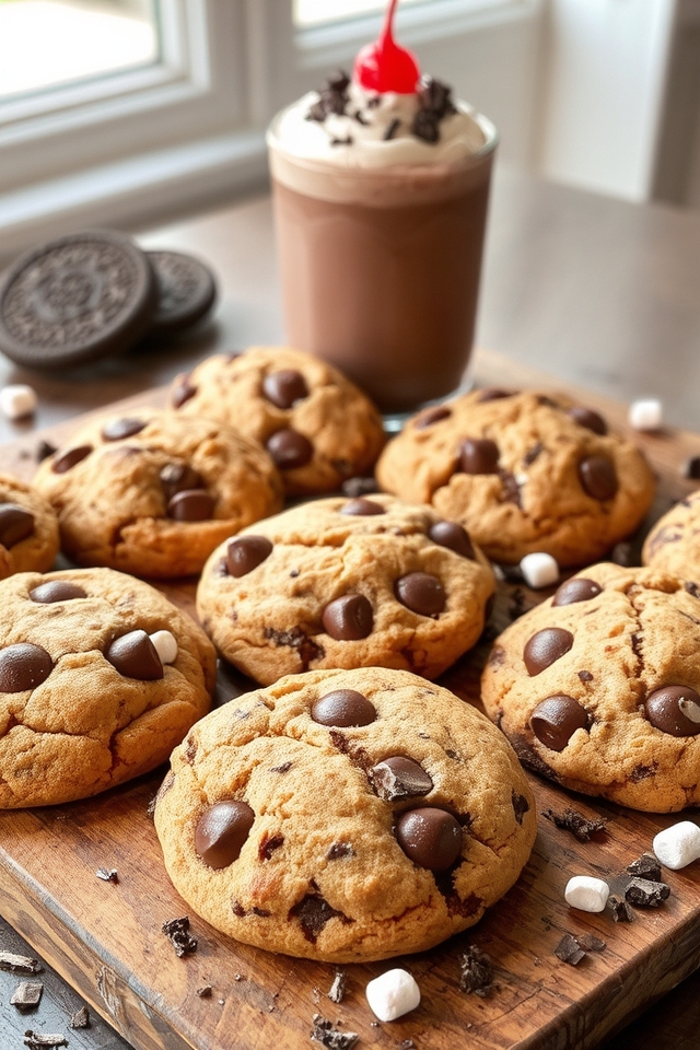 chocolate milkshake cookie delight