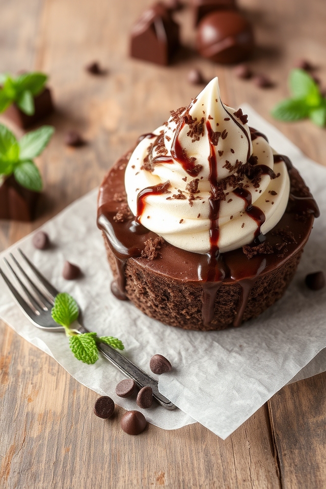 chocolate milkshake tart delight