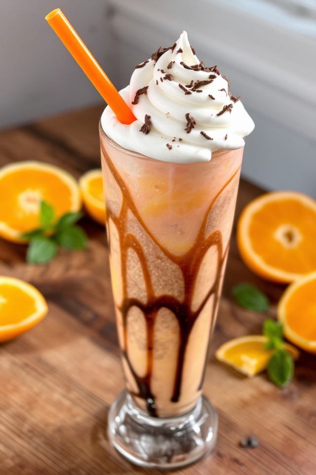 chocolate orange milkshake delight