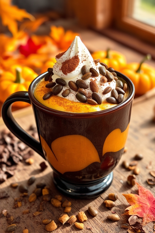 chocolate pumpkin delight drink
