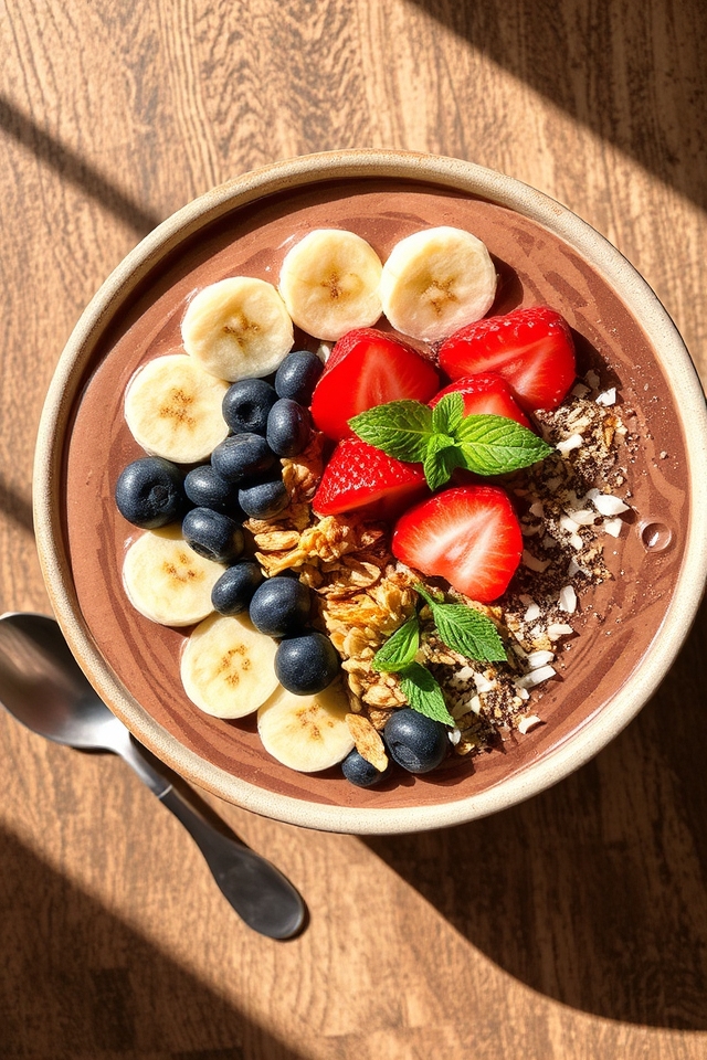chocolate smoothie bowl recipe